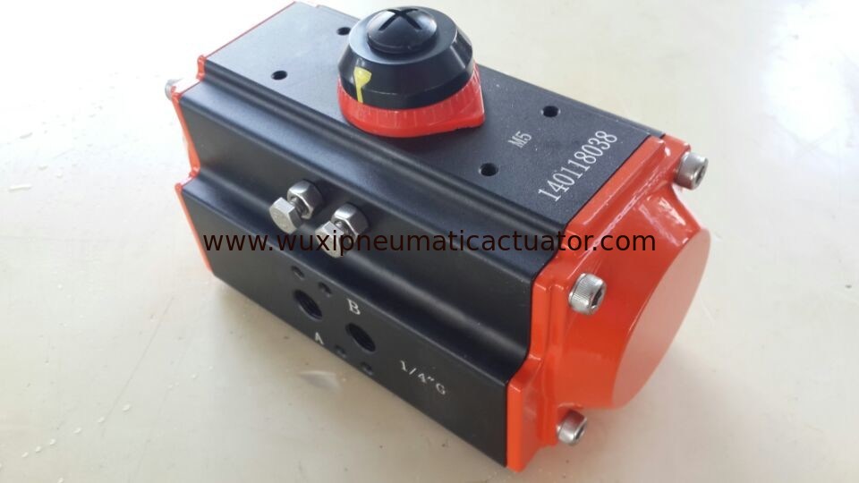 wuxi air torque rack and pinion pneumatic rotary actuator control ball
