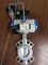 Pneumatic Butterfly Valve , Pneumatic Operated Butterfly Valve By Spring Return Double Acting Actuator