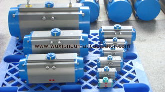 rotary  rack &amp; pinion double action and spring return pneumatic  actuator for valves