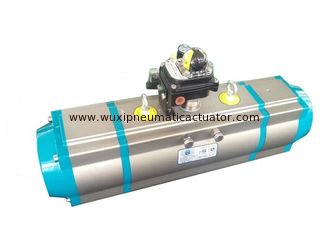 wuxi valve actuators double action or single action pneumatic rotary actuator for butterfly valve and ball valve