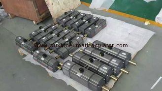 3 position air torque  rack and pinion  pneumatic rotary actuators control butterfly valves ball valves