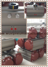 wuxi air torque rack and pinion  pneumatic rotary cylinder  with ball/butterffly valves