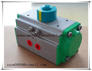 double action rack and pinion rotary actuator  pneumatic control
