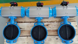 rotary air torque rack and pinion actuadores neumáticos  control butterfly valve and ball valve