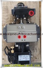high speed pneumatic rotary actuator with limit switch box