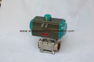 Ball Valves Actuated:Single or double acting pneumatic control