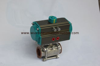 High quality aluminum alloy double action and spring return pneumatic  actuator for valves