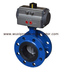 Soft-Sealed Pneumatic Butterfly Valve with Actuator