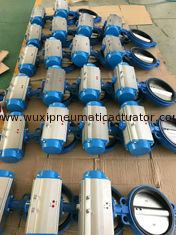 Pneumatic Rotary Actuator Qperated Butterly Valve