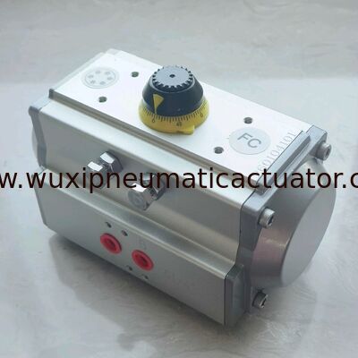 AT Double Action And Spring Return Pneumatic Rotary Actuator Control Butterfly Valve Or Ball Valve