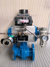 rack and piston actuated valve pneumatic actuator control valve