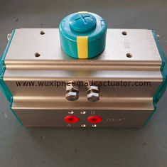AT double acting pneumatic actuators RAL5021 colour quarter-turn pneumatic actuator