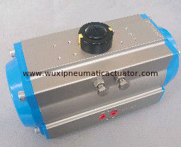 0~90 Degree Double Acting Pneumatic Rotary Actuator Rack And Pinion Rotary Actuator AT32-400