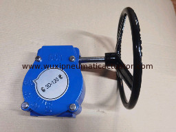 single stage worm-gear actuator speed reducer for pneumatic butterfly valve gearbox