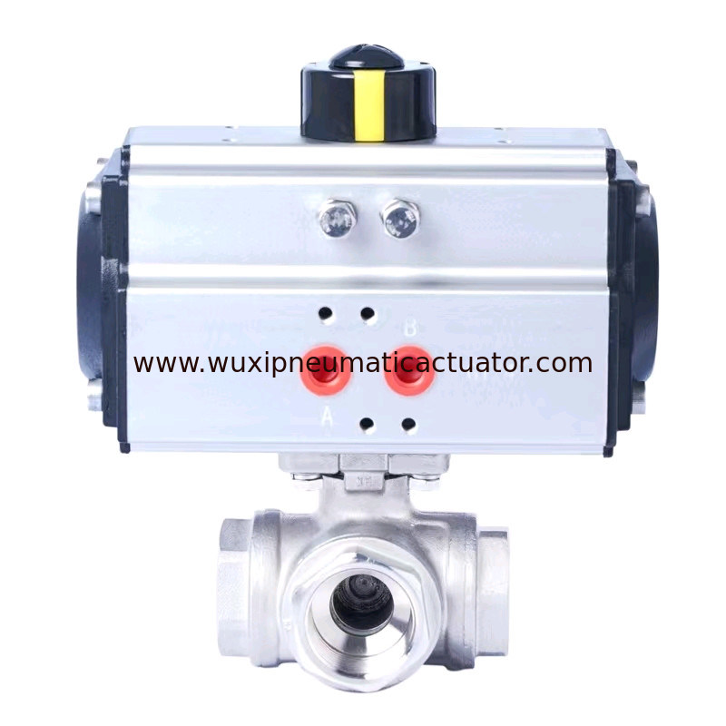 AT series double action and spring return pneumatic rotary actuator