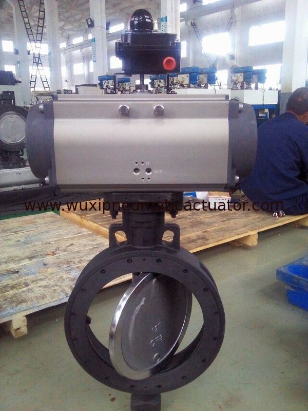 air torque rack and pinion quarterturn spring return pneumatic rotary