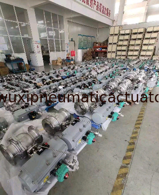 Atuadores Rotativos Pneumaticos aluminum alloy pneumatic actuator 1/4 turn
