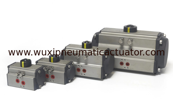 Aluminum Alloy Quarter-turn Pneumatic Actuator 90 degree double action spring return