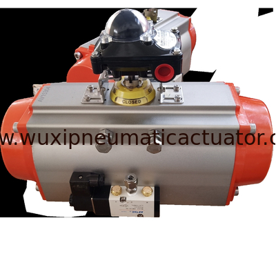Atuadores Rotativos Pneumaticos aluminum alloy pneumatic actuator 1/4 turn