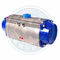 rotary actuator pneumatic control butterfly valves and ball valves