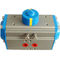 0-180 degree hard anodized / nickel coated / polyester coated pneumatic  rotary actuators
