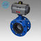 butterfly valve ball valve with at series pneumatic rotary actuator
