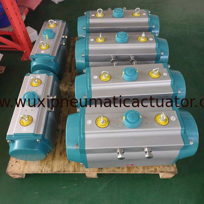 AT/GT  series double action or single action air rotary actuator for butterfly valve and ball valve