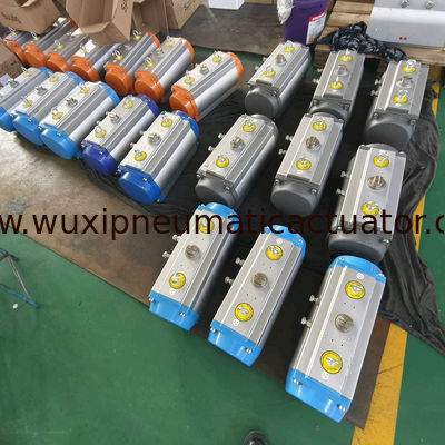 AT/GT  series double action or single action air rotary actuator for butterfly valve and ball valve