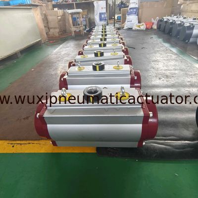 Double Action（DA) And Single Action (SA) Quarter Turn Pneumatic Rotary Actuator For Butterfly Valve Or Ball Valve