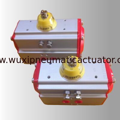 RAT Series Double Action And Spring Return Pneumatic Rotary Actuator Control Butterfly Valve Or Ball Valve