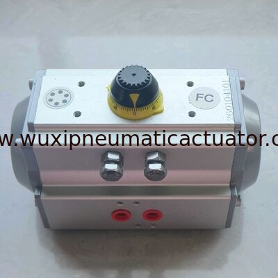 AT Double Action And Spring Return Pneumatic Rotary Actuator Control Butterfly Valve Or Ball Valve