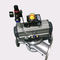 pneumatic ball valve spring return  single acting 90° pneumatic actuator