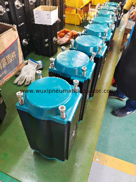 RAT075 pneumatic rotary actuator 90 degree double acting and single acting actuator