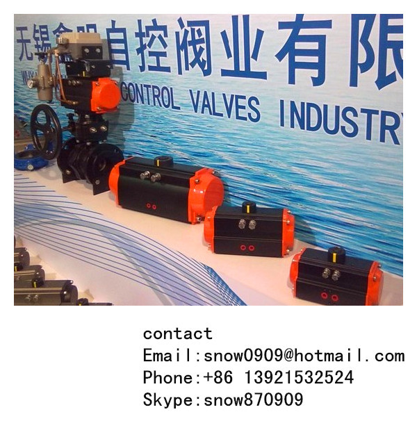 AT Series Pneumatic Actuator Air Actuator Control For Valves